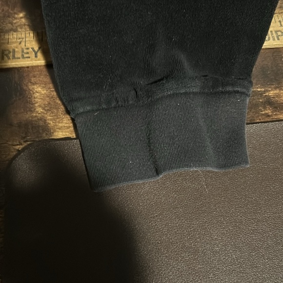 JUICY COUTURE blk velour jogging sweat pants S - Picture 6 of 10